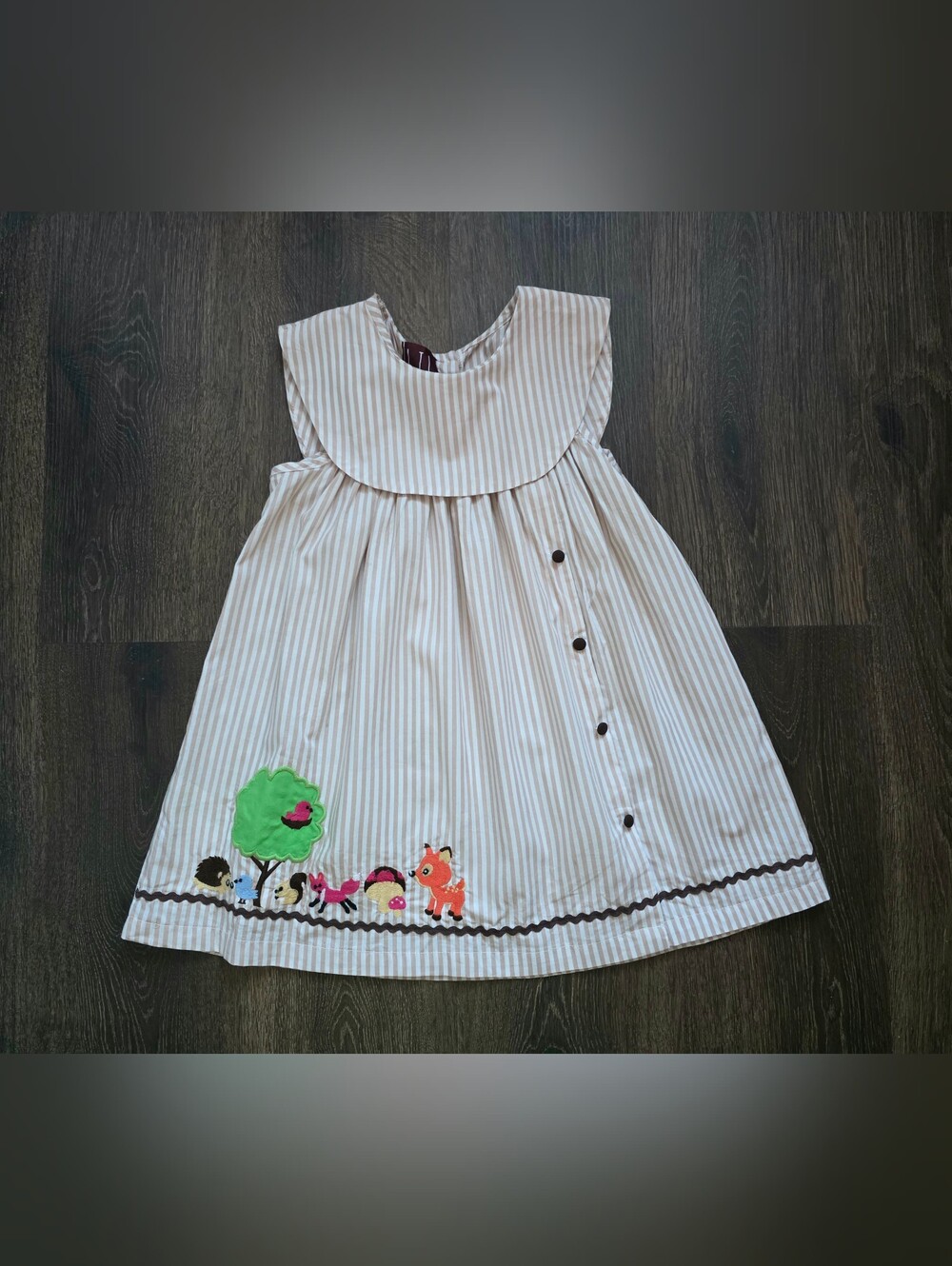 Lil Cactus woodland animal Fall dress